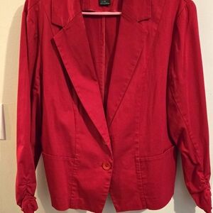 Ashley Stewart, Size 14, Red Jacket